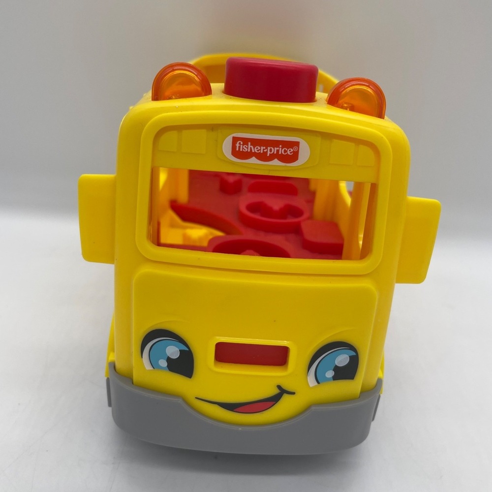 Fisher Price Little People Sit With Me School Bus Lights & Sounds TESTED WORKS - Picture 6 of 9